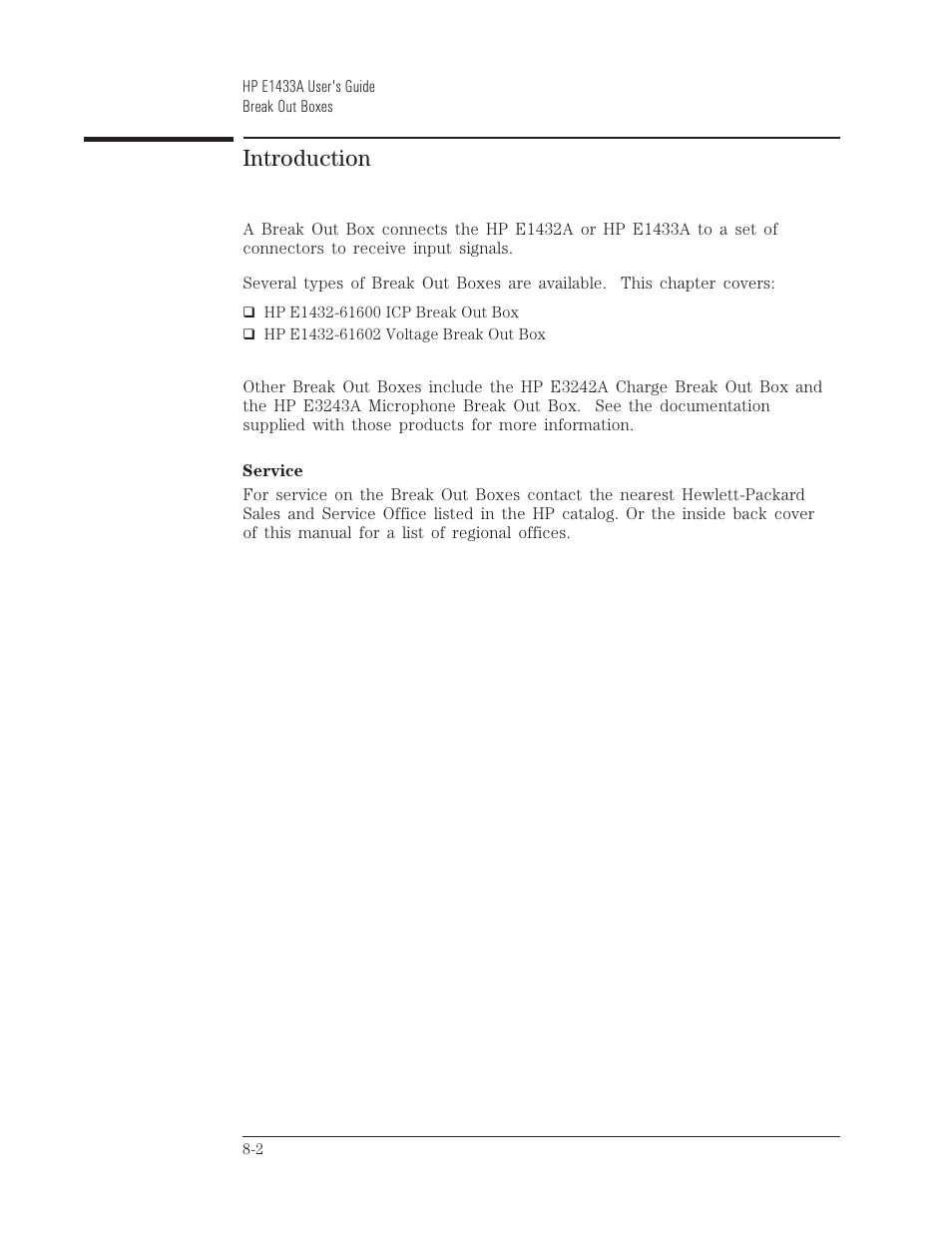 Introduction | HP VXI E1432A User Manual | Page 135 / 222