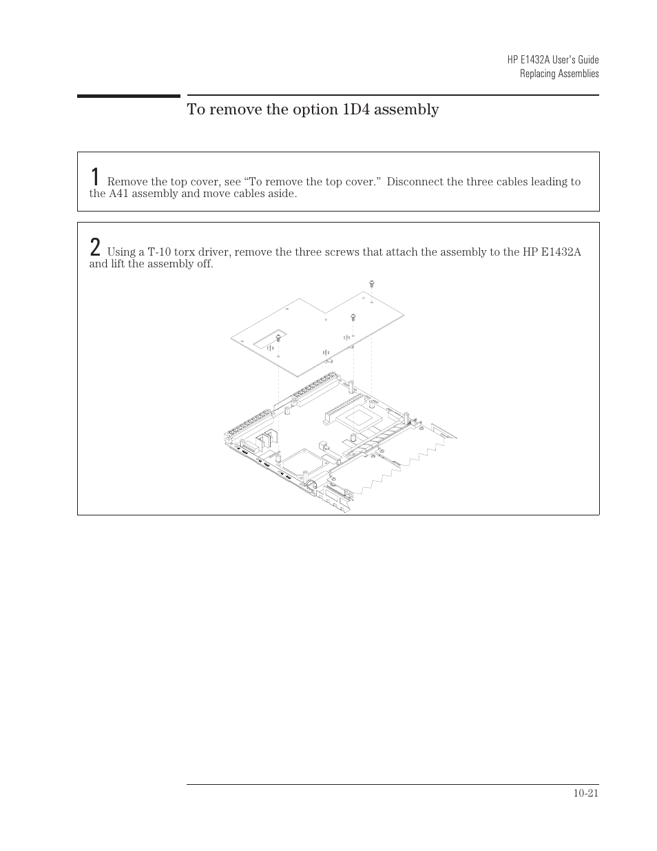 HP VXI E1432A User Manual | Page 166 / 222