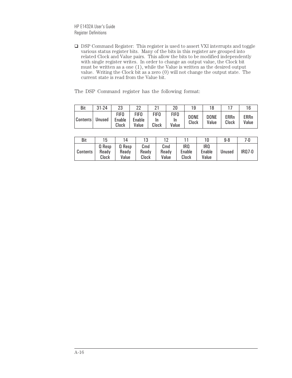 HP VXI E1432A User Manual | Page 187 / 222