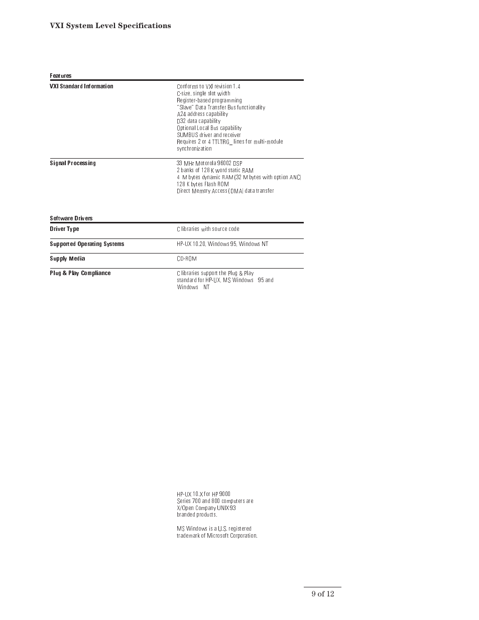 HP VXI E1432A User Manual | Page 196 / 222