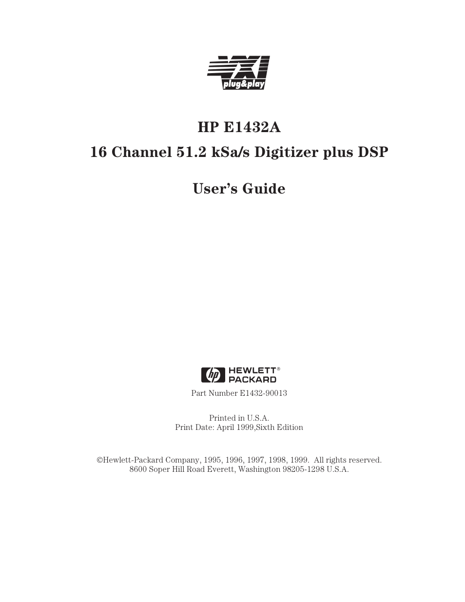 HP VXI E1432A User Manual | Page 2 / 222