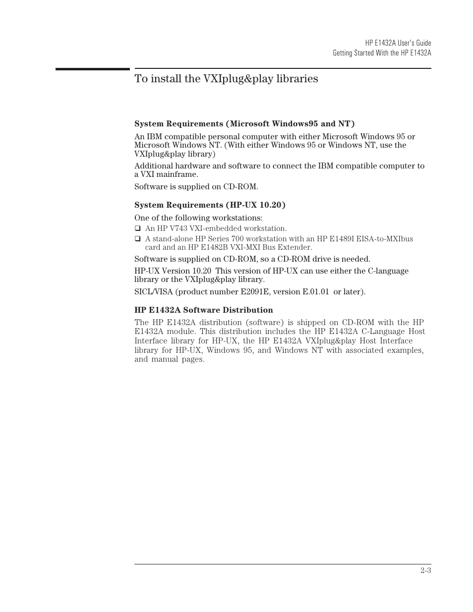 HP VXI E1432A User Manual | Page 22 / 222