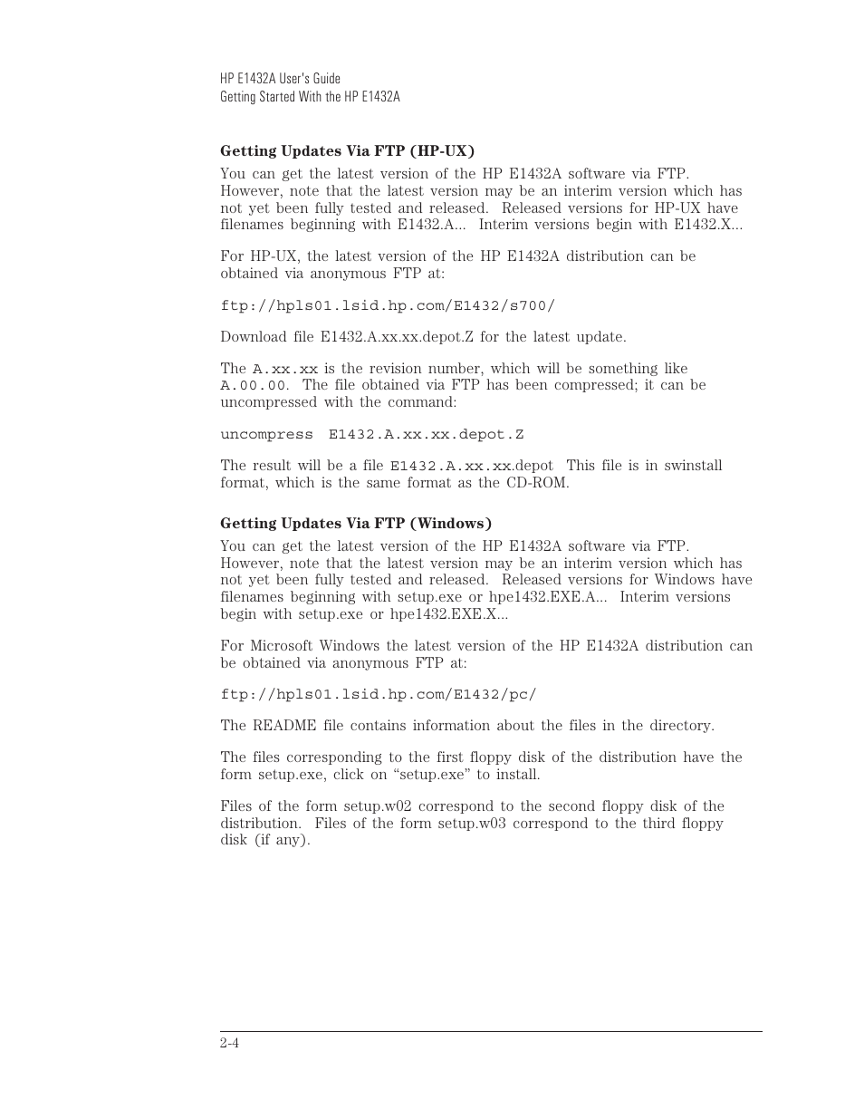 HP VXI E1432A User Manual | Page 23 / 222