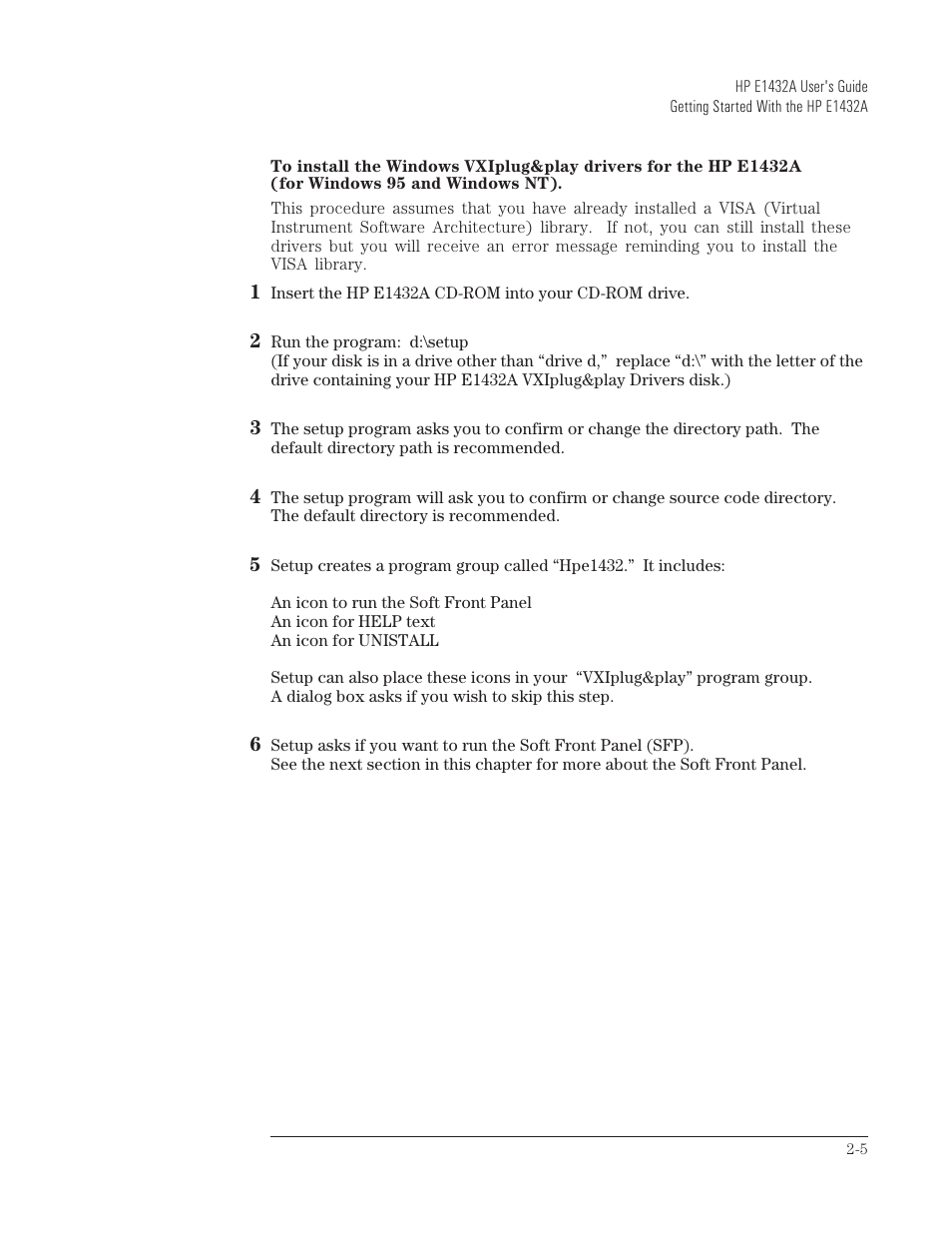 HP VXI E1432A User Manual | Page 24 / 222