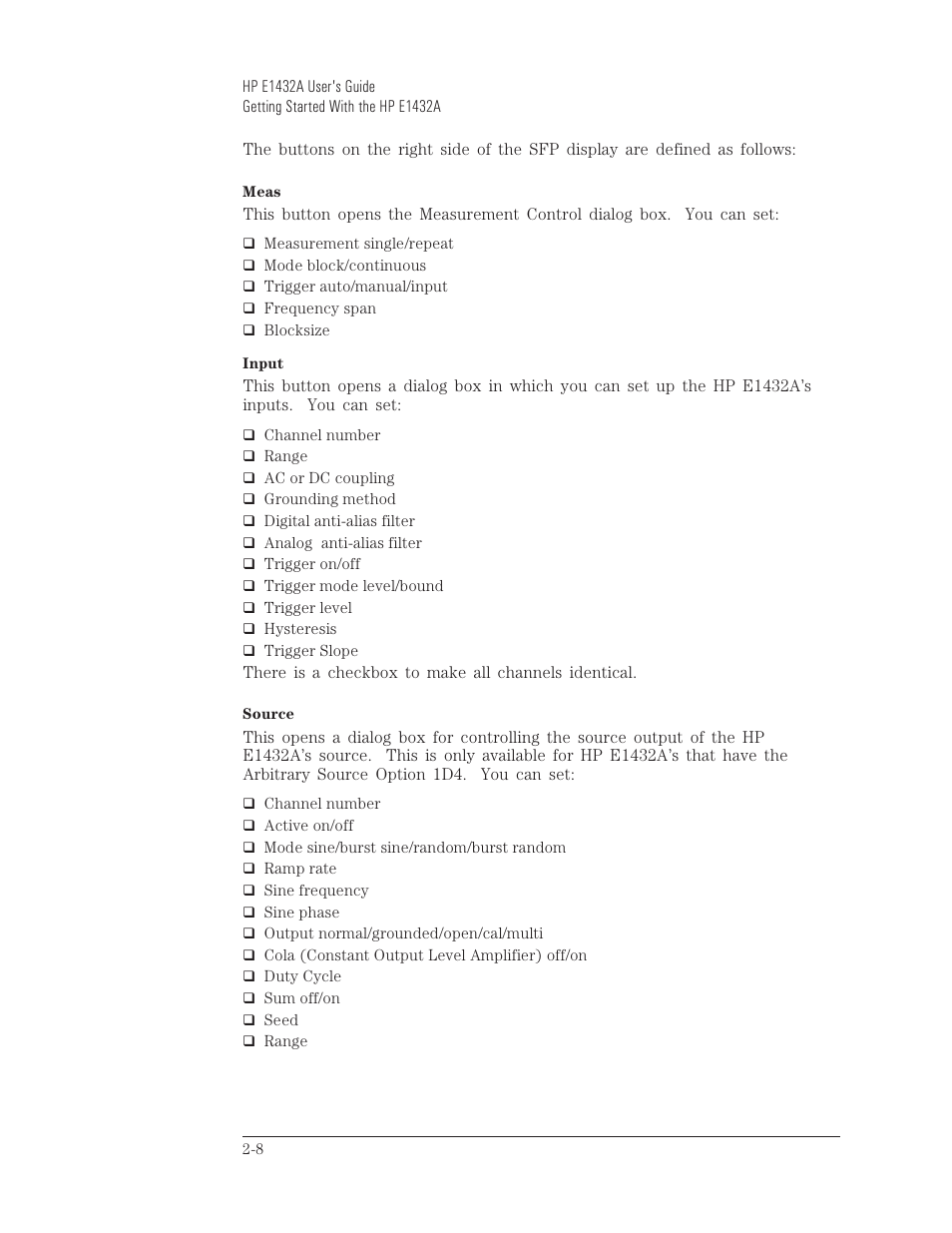 HP VXI E1432A User Manual | Page 27 / 222