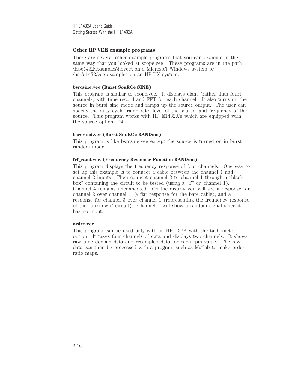 HP VXI E1432A User Manual | Page 35 / 222