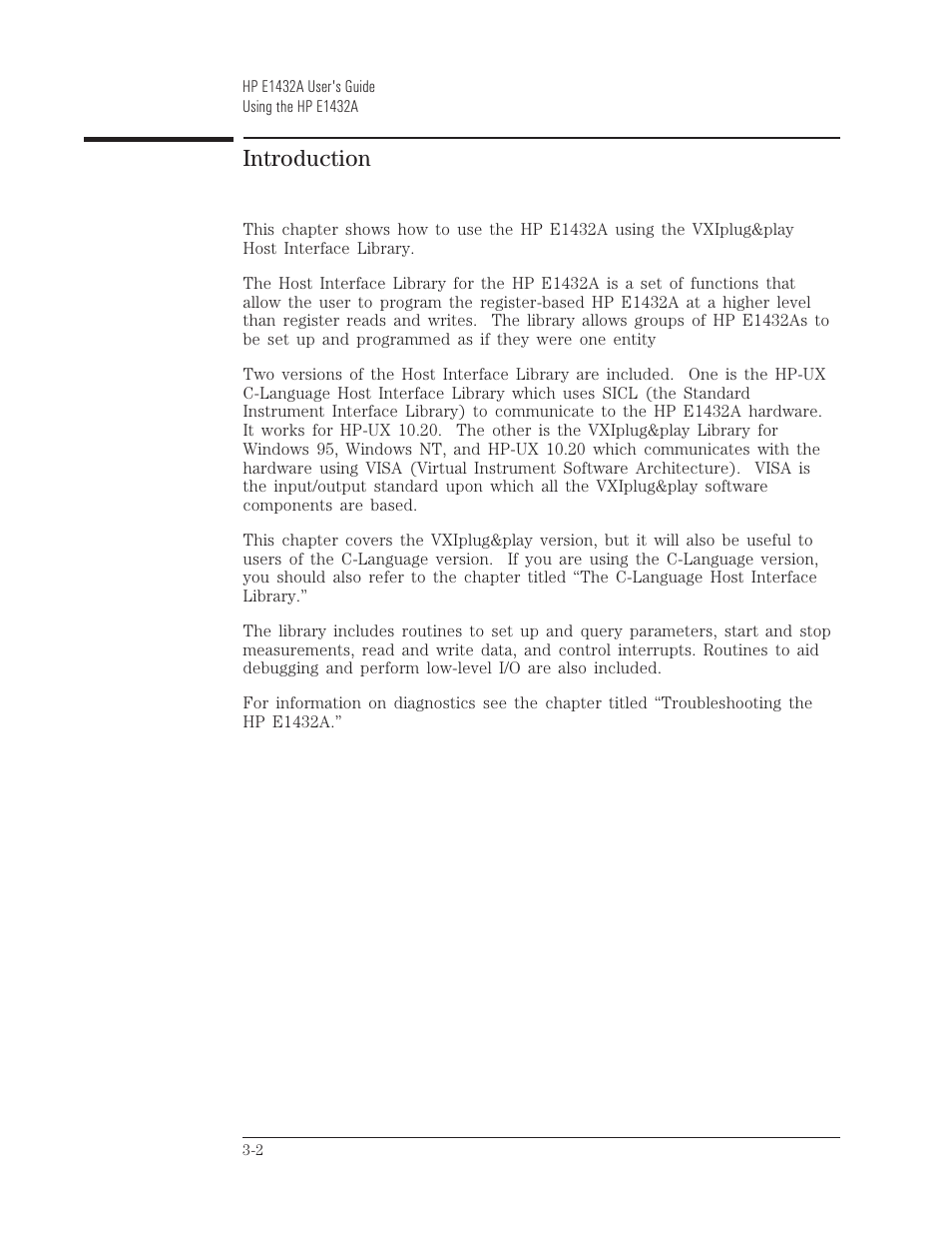 Introduction | HP VXI E1432A User Manual | Page 41 / 222