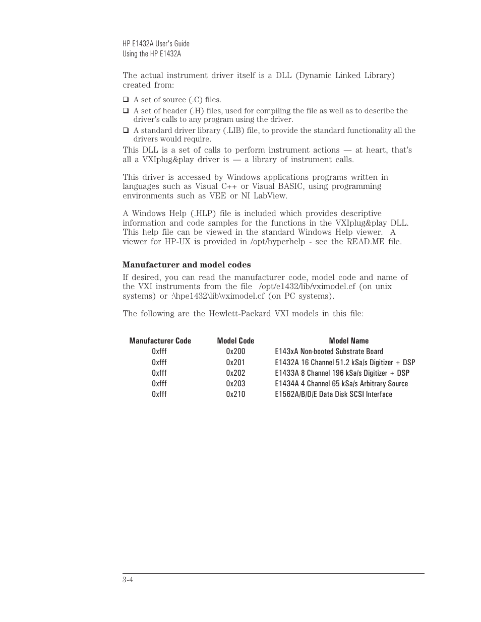 HP VXI E1432A User Manual | Page 43 / 222