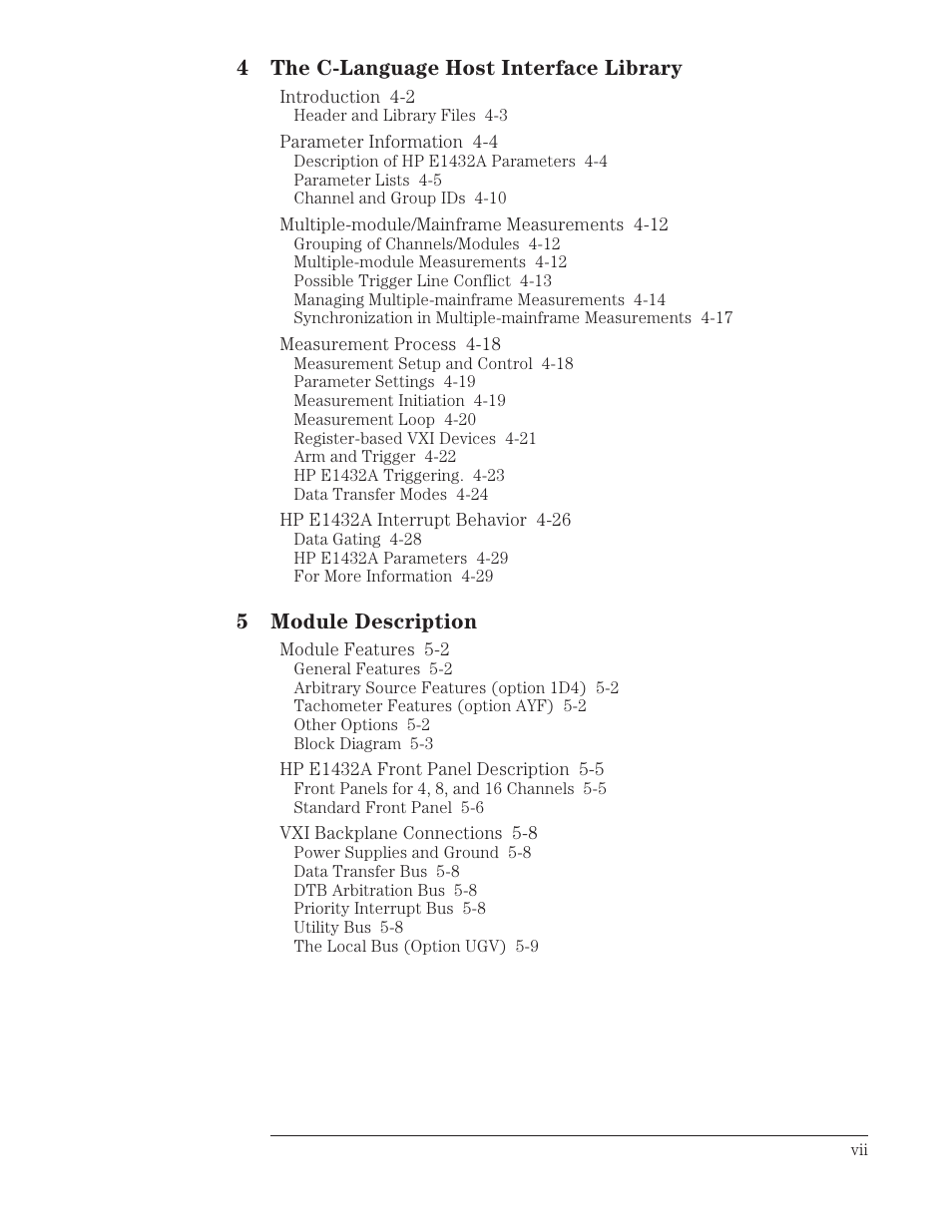 HP VXI E1432A User Manual | Page 8 / 222