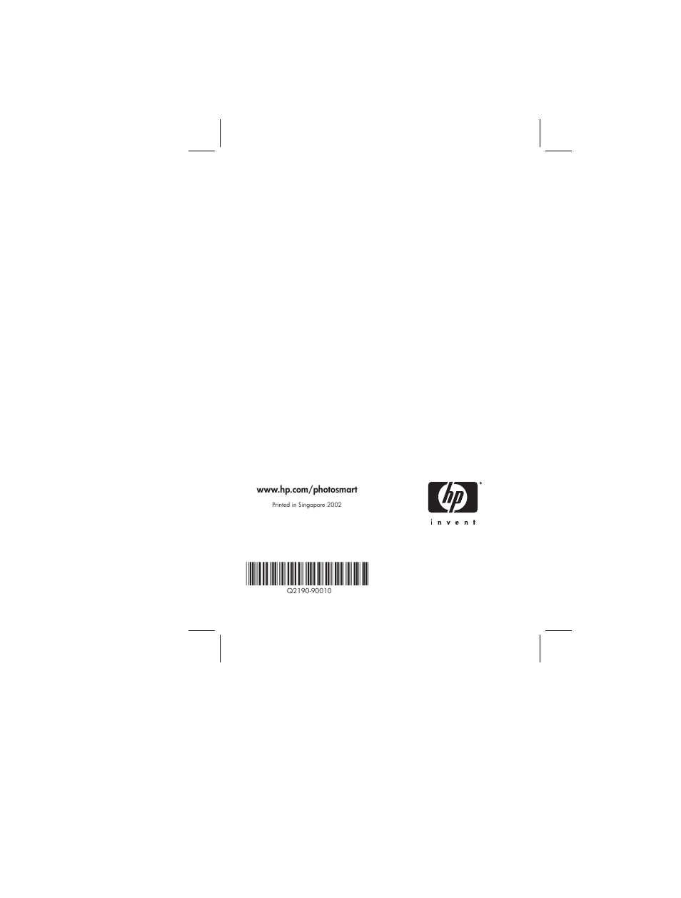 HP PhotoSmart 850 User Manual | Page 112 / 112