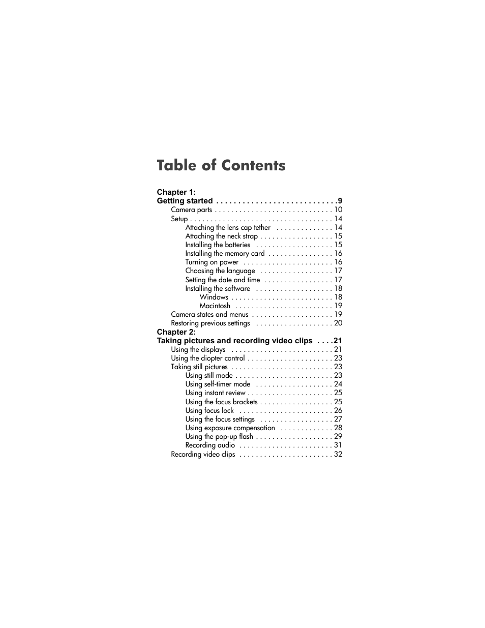 HP PhotoSmart 850 User Manual | Page 5 / 112