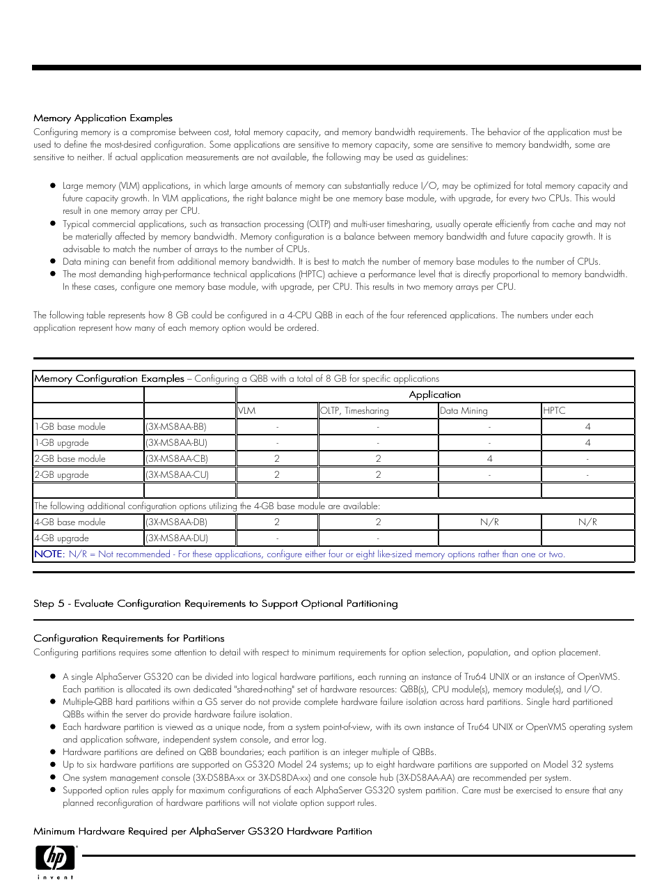Quickspecs | HP QUICKSPECS GS320 User Manual | Page 9 / 44