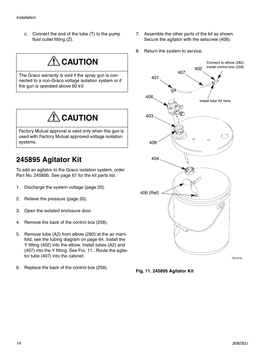 Caution | HP GRACO OR PRO TI1681A User Manual | Page 14 / 70