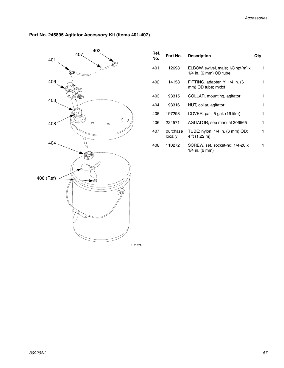 E 67 | HP GRACO OR PRO TI1681A User Manual | Page 67 / 70