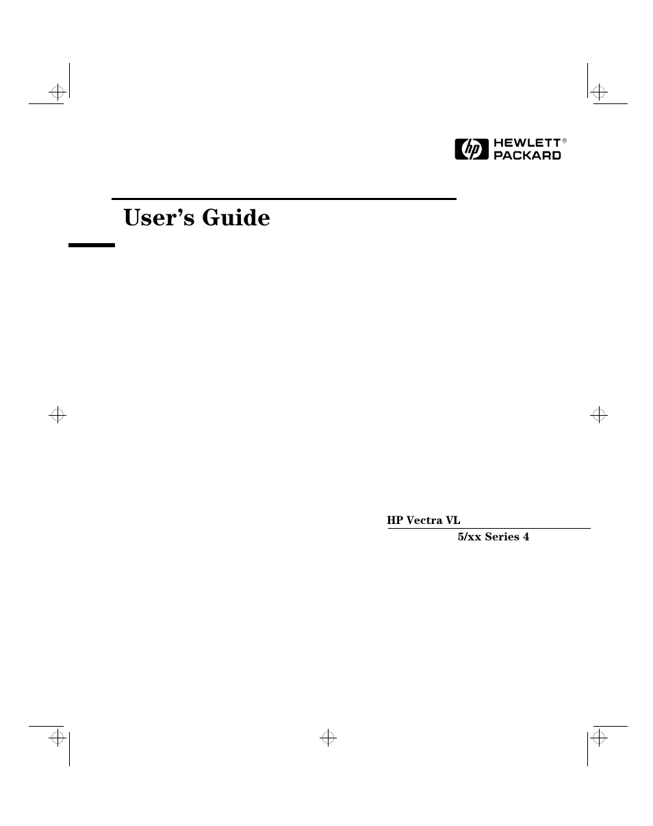 HP 5/xx Series 4 User Manual | 140 pages