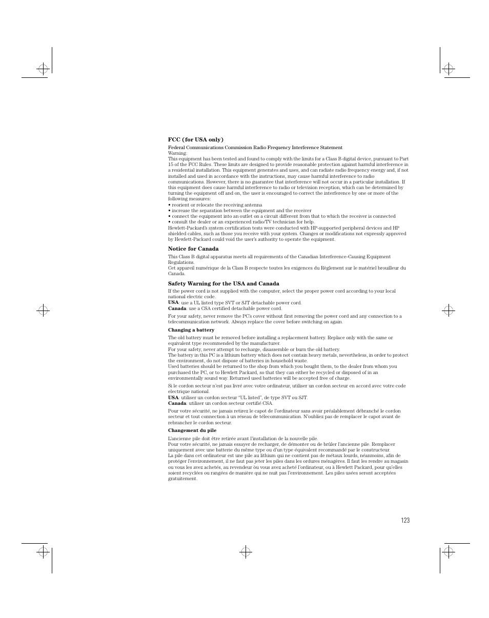 HP 5/xx Series 4 User Manual | Page 135 / 140