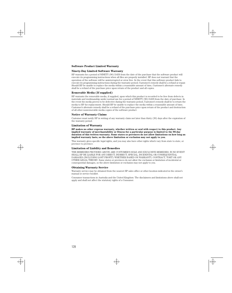 HP 5/xx Series 4 User Manual | Page 140 / 140