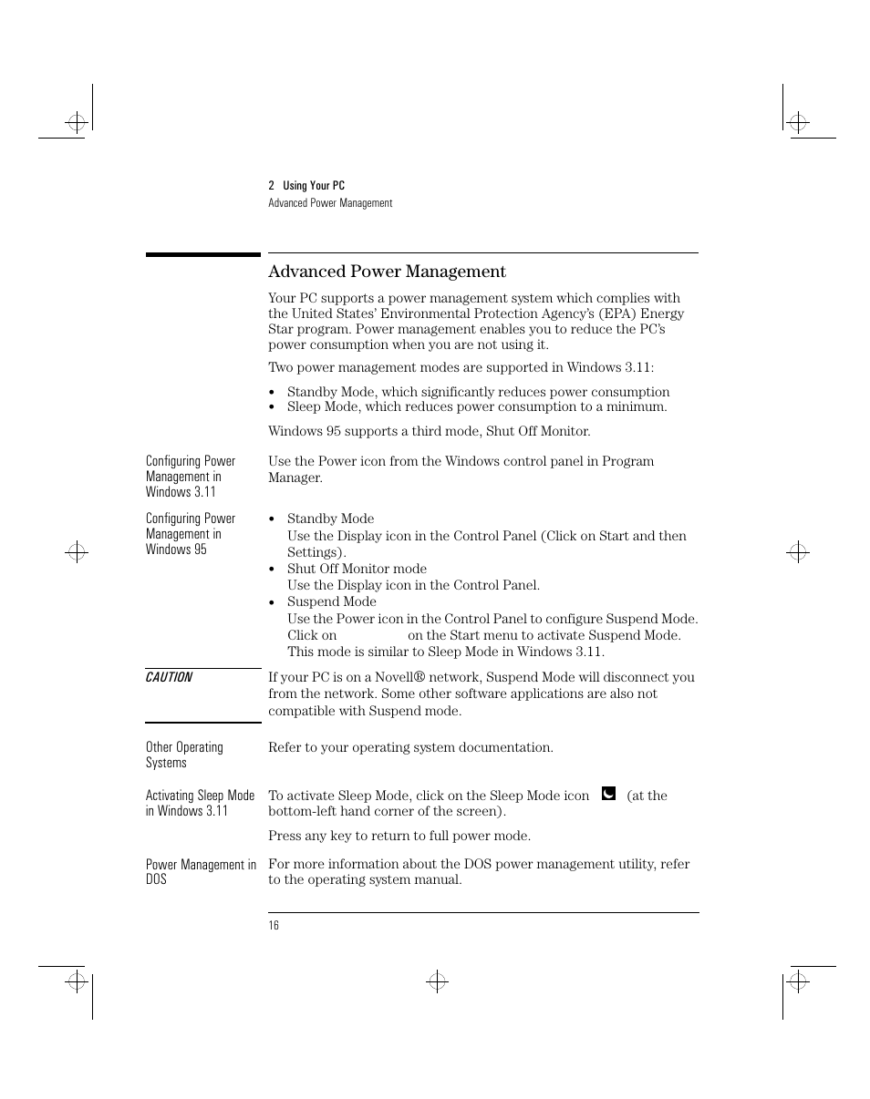 Advanced power management | HP 5/xx Series 4 User Manual | Page 28 / 140