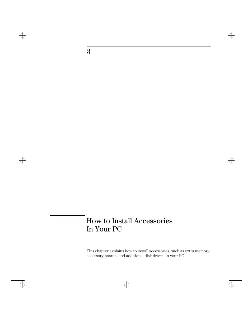 3how to install accessories in your pc | HP 5/xx Series 4 User Manual | Page 31 / 140