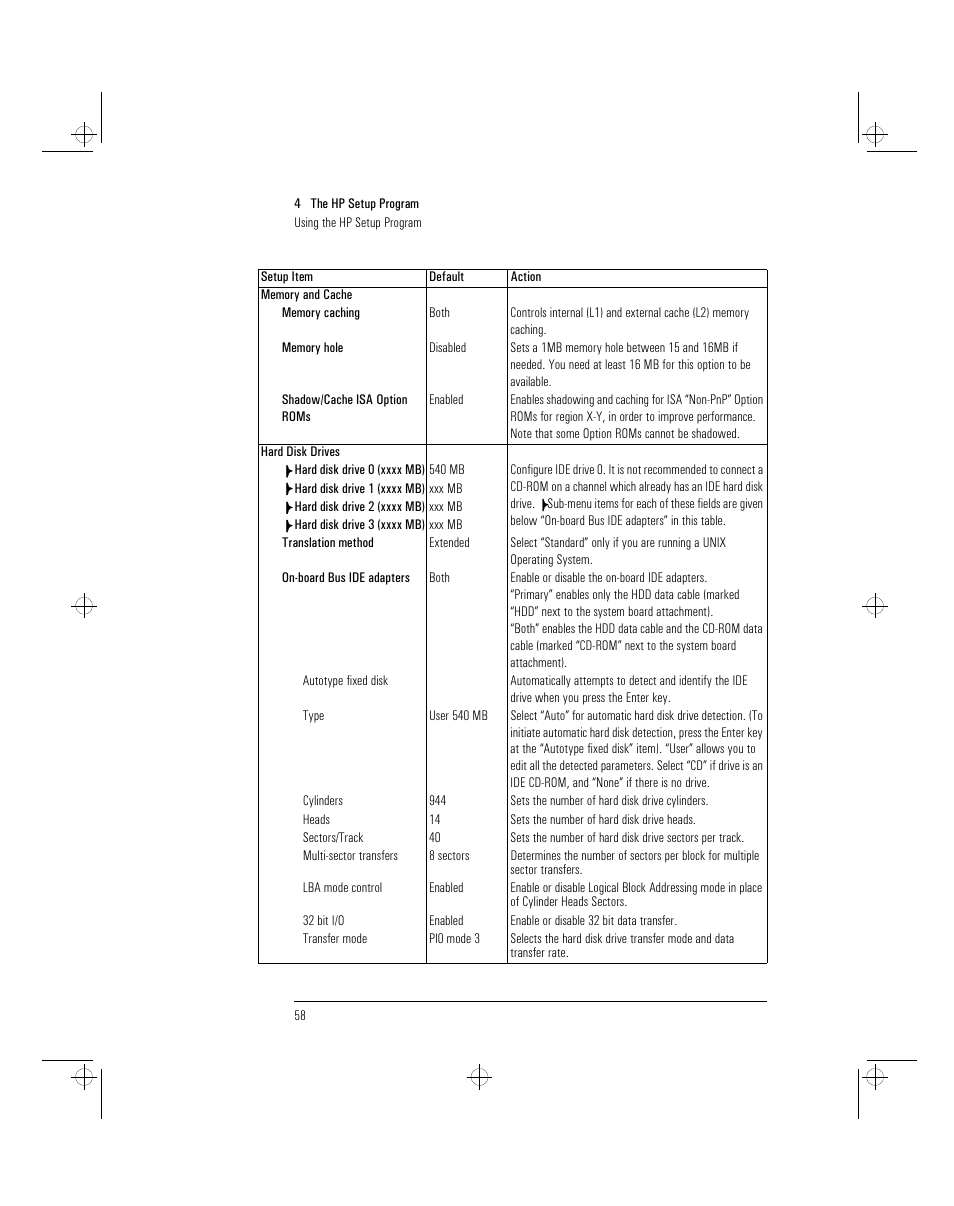 HP 5/xx Series 4 User Manual | Page 70 / 140