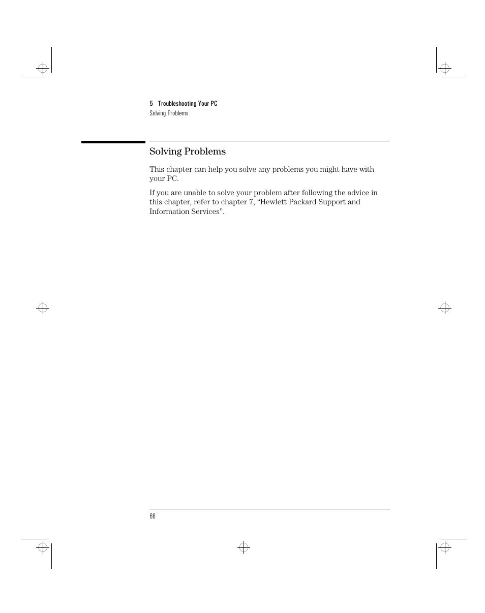 Solving problems | HP 5/xx Series 4 User Manual | Page 78 / 140