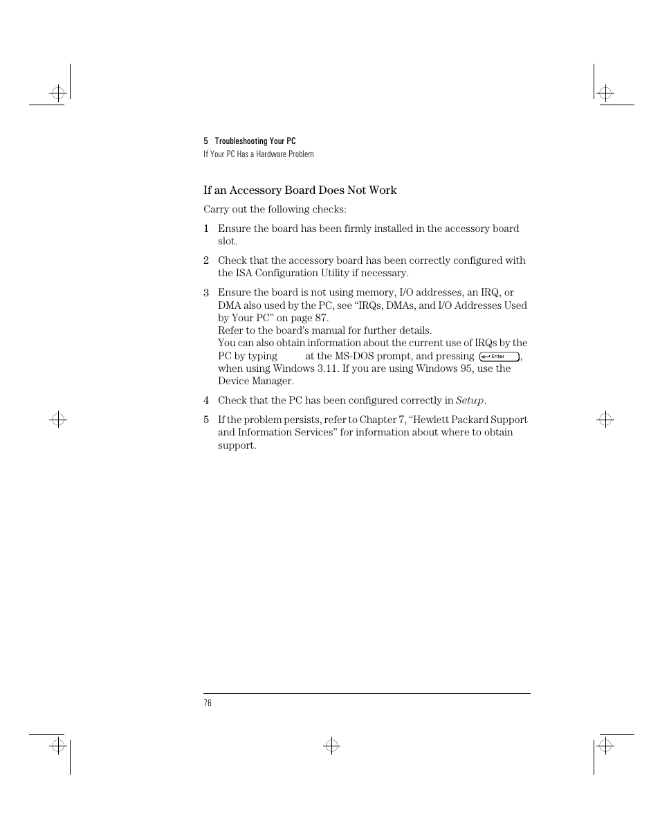 HP 5/xx Series 4 User Manual | Page 88 / 140
