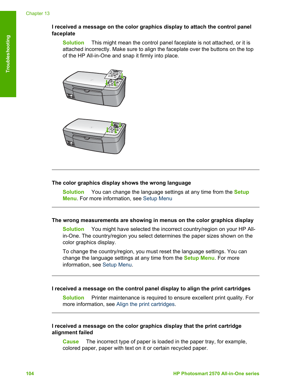 HP 2570 User Manual | Page 107 / 142