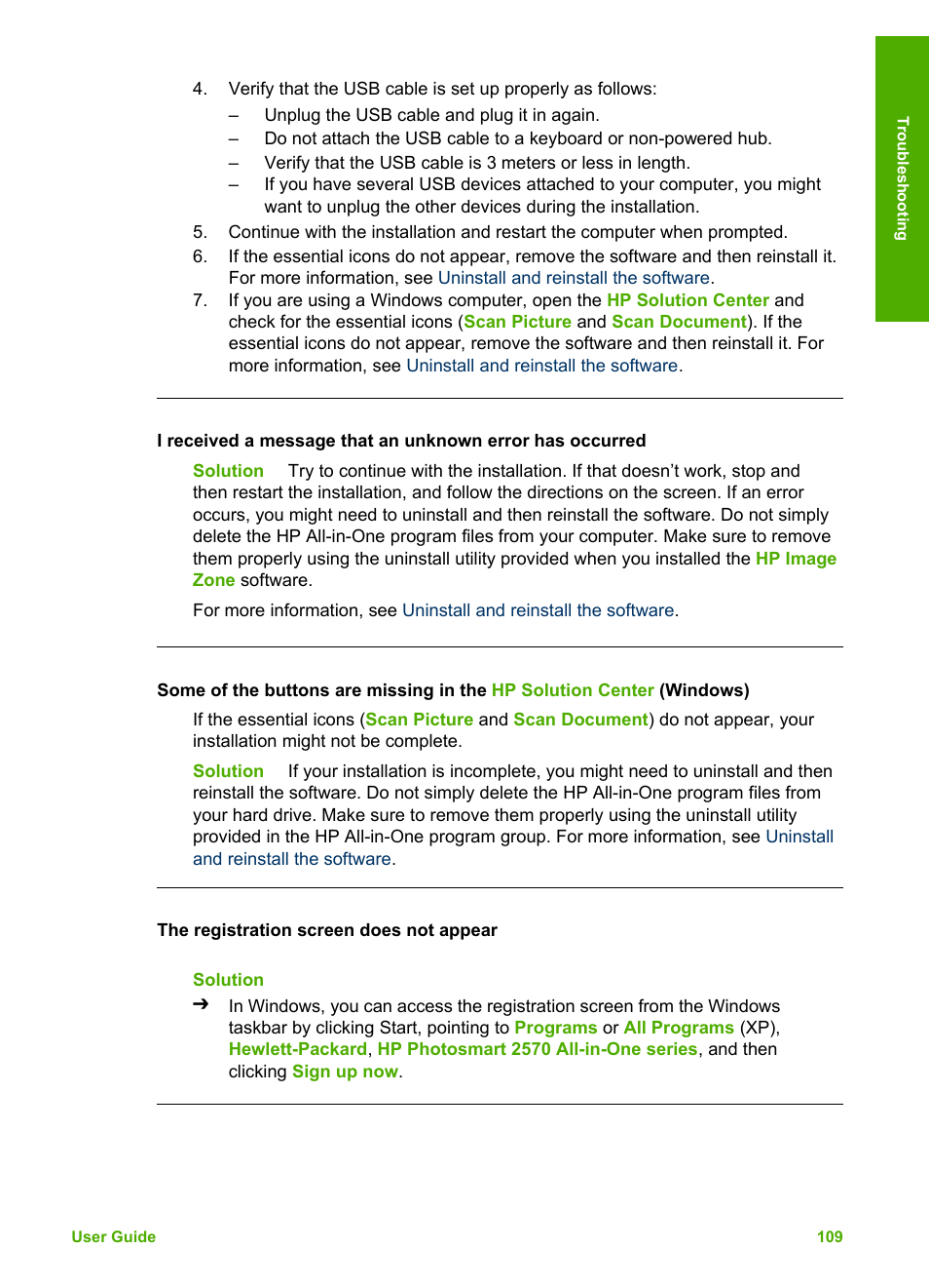 Some | HP 2570 User Manual | Page 112 / 142