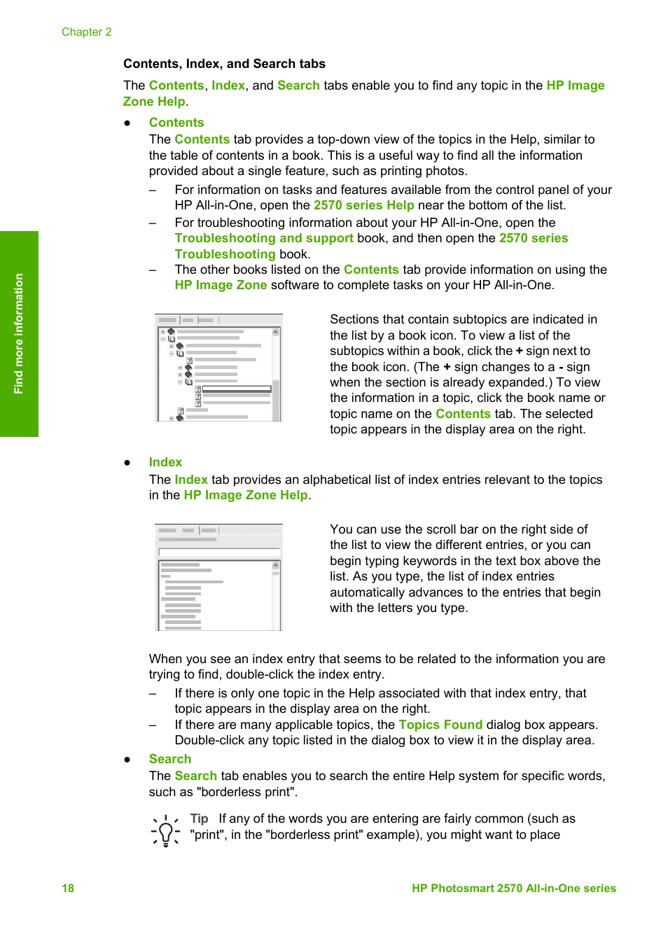 HP 2570 User Manual | Page 21 / 142