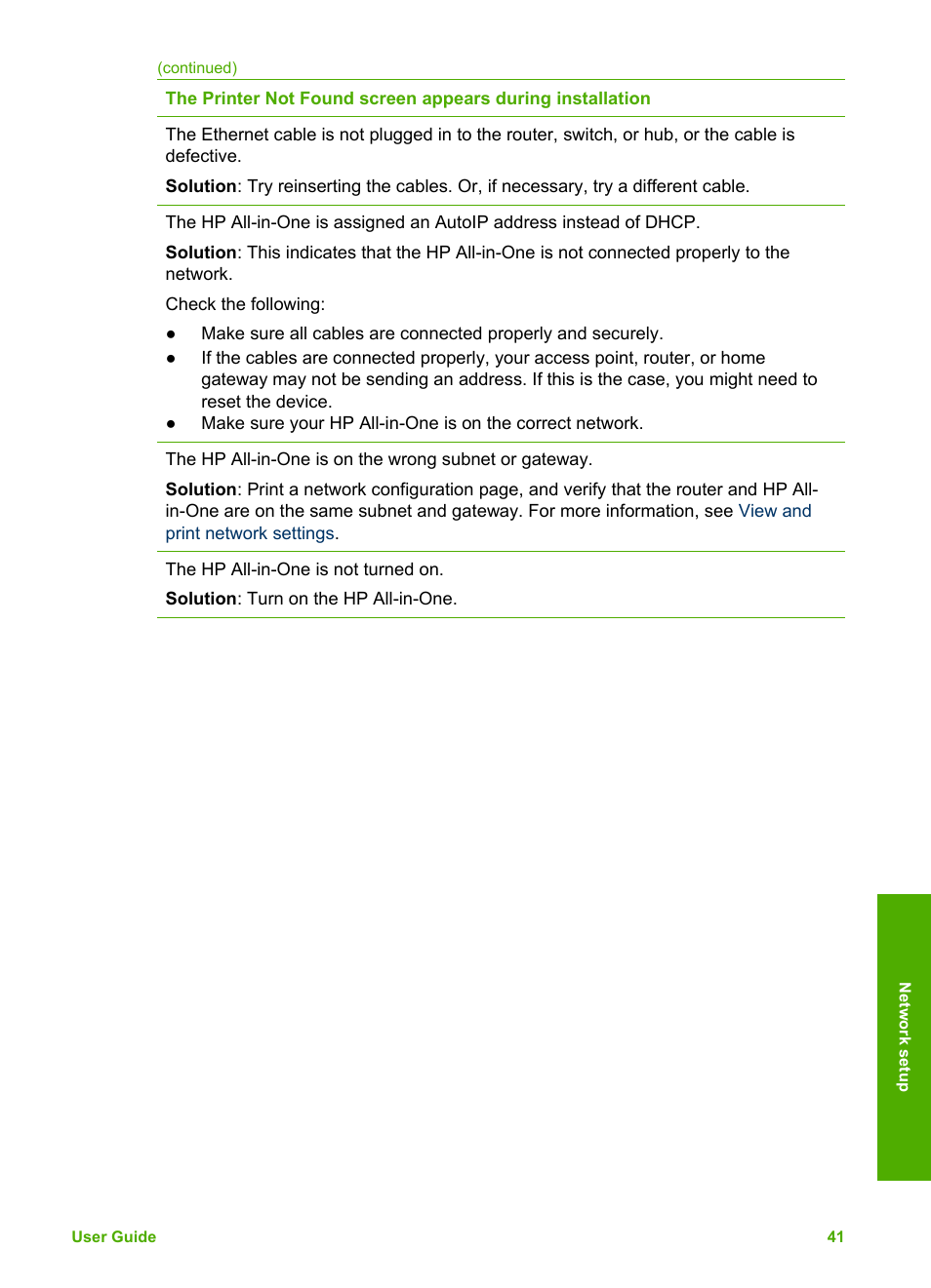 HP 2570 User Manual | Page 44 / 142