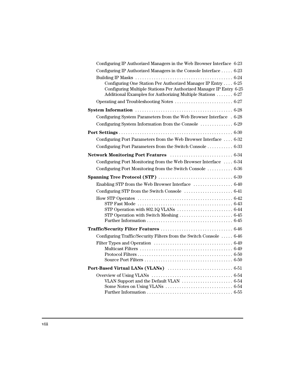 HP 8000M User Manual | Page 10 / 304
