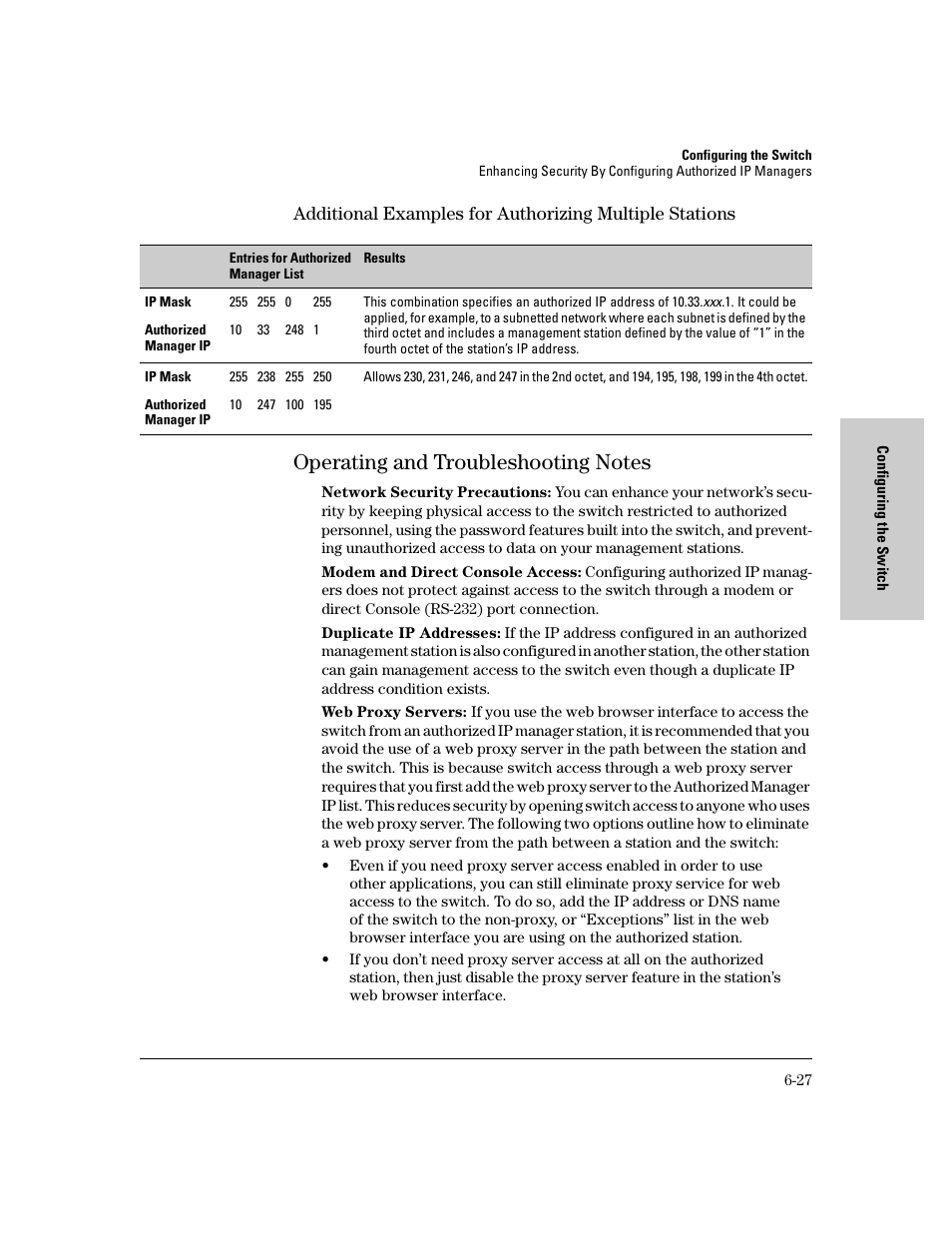 Operating and troubleshooting notes, Operating and troubleshooting notes -27 | HP 8000M User Manual | Page 103 / 304