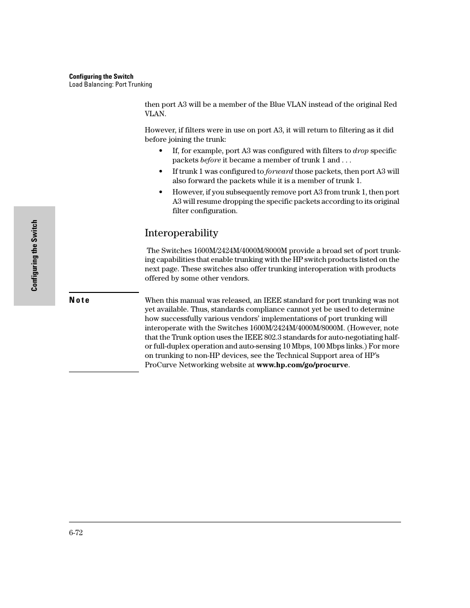 Interoperability, Interoperability -72 | HP 8000M User Manual | Page 148 / 304