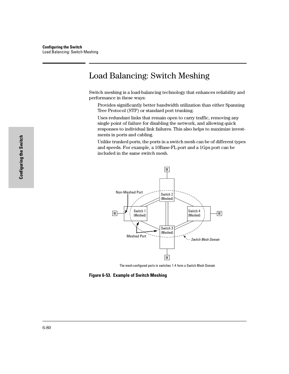 Load balancing: switch meshing | HP 8000M User Manual | Page 156 / 304