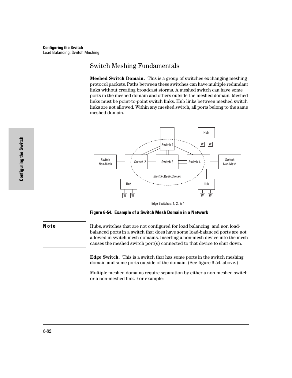 Switch meshing fundamentals, Switch meshing fundamentals -82 | HP 8000M User Manual | Page 158 / 304