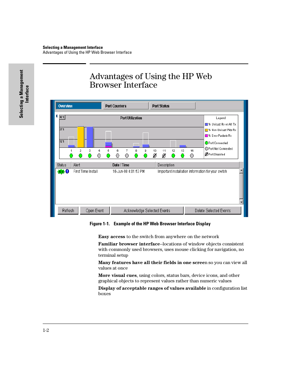 Advantages of using the hp web browser interface | HP 8000M User Manual | Page 18 / 304
