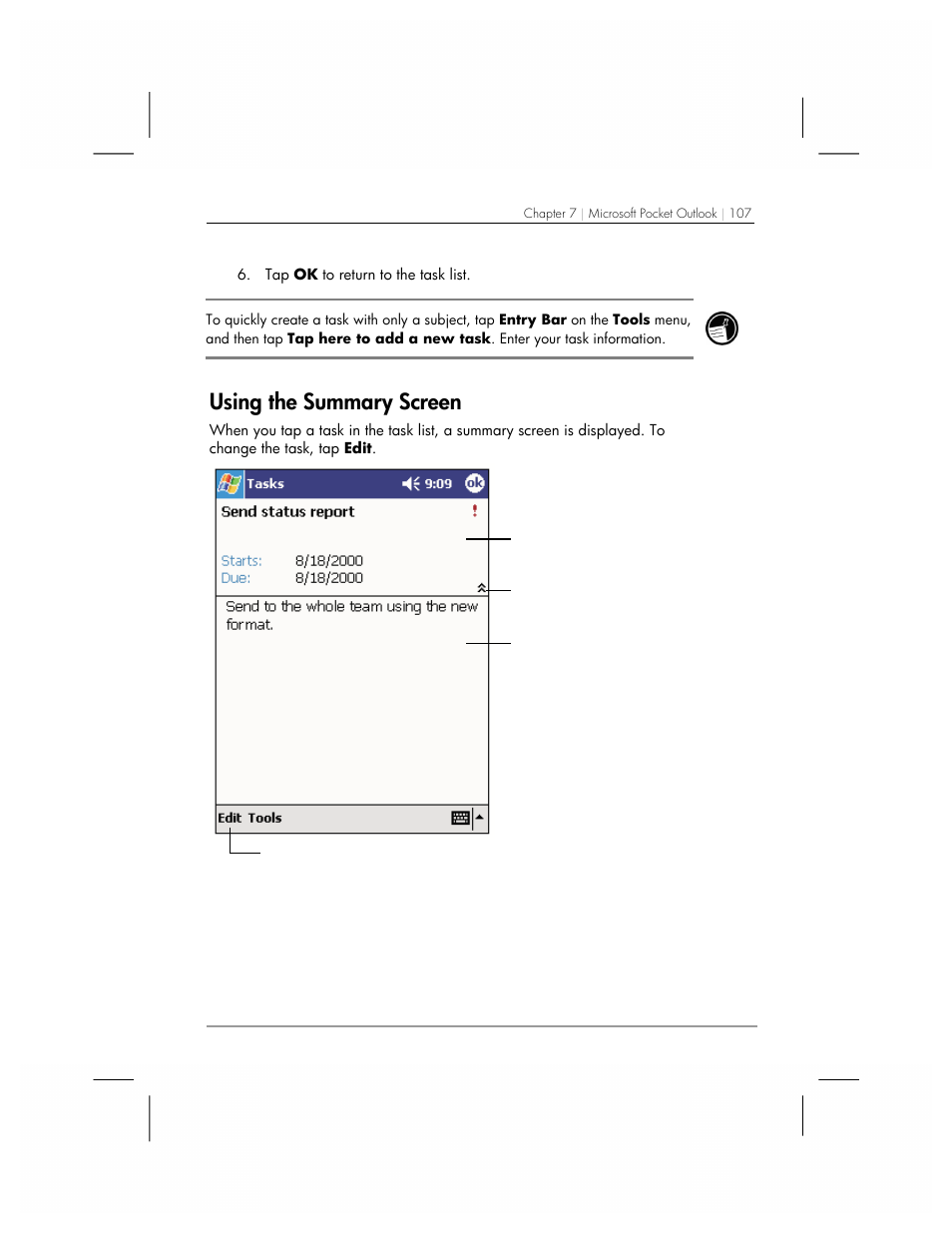Using the summary screen | HP 560 Series User Manual | Page 111 / 172