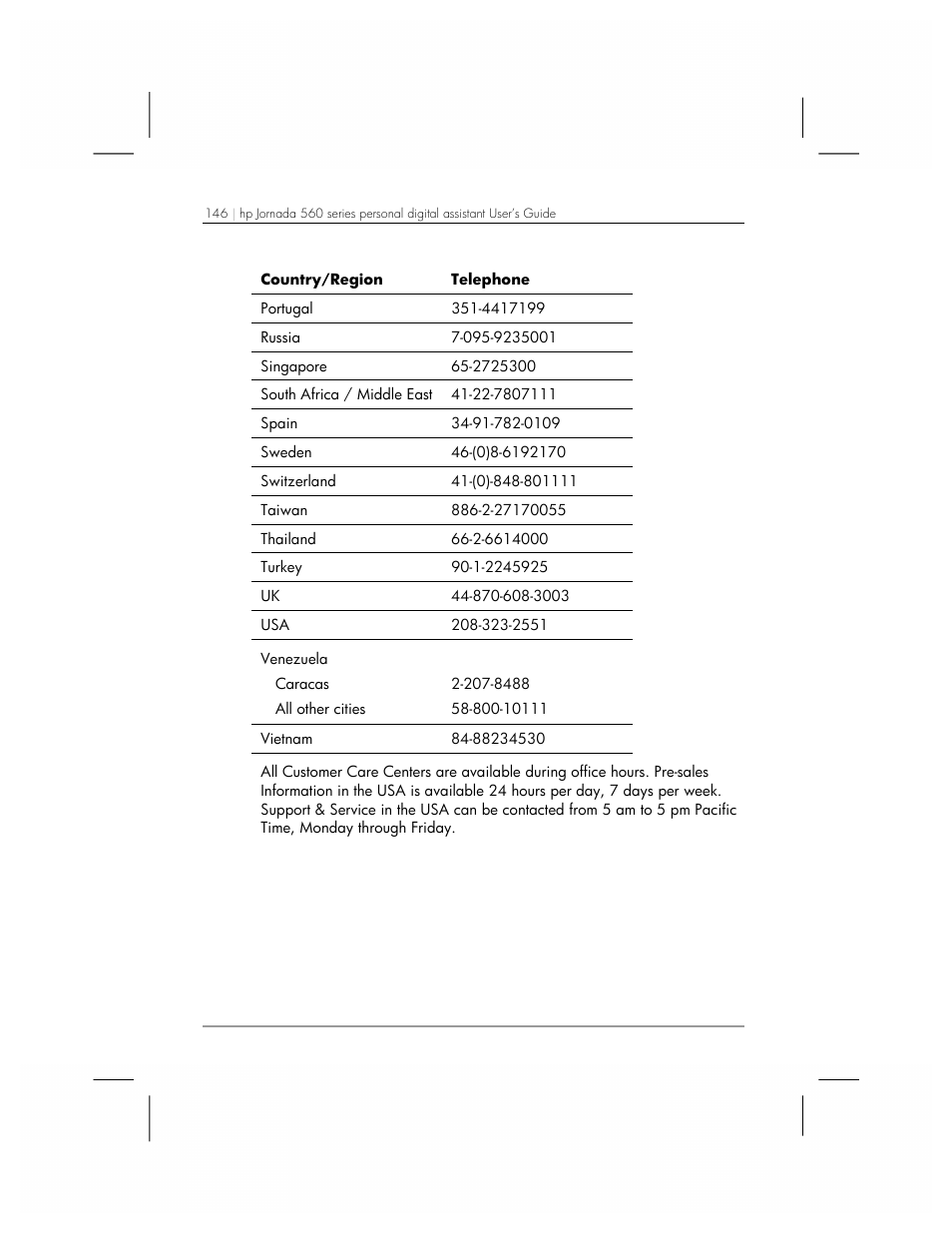 HP 560 Series User Manual | Page 150 / 172