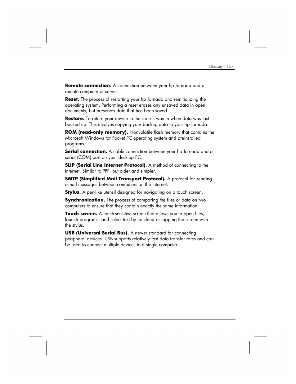 HP 560 Series User Manual | Page 161 / 172