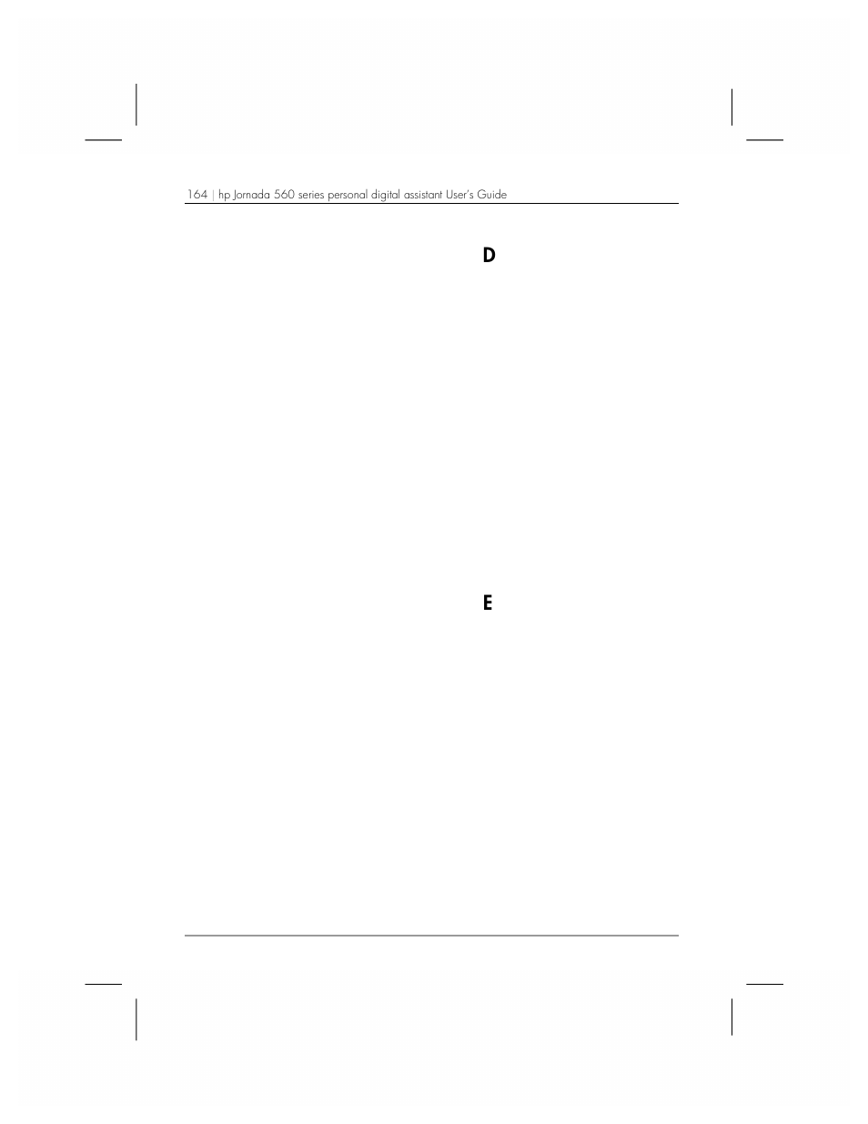 HP 560 Series User Manual | Page 168 / 172