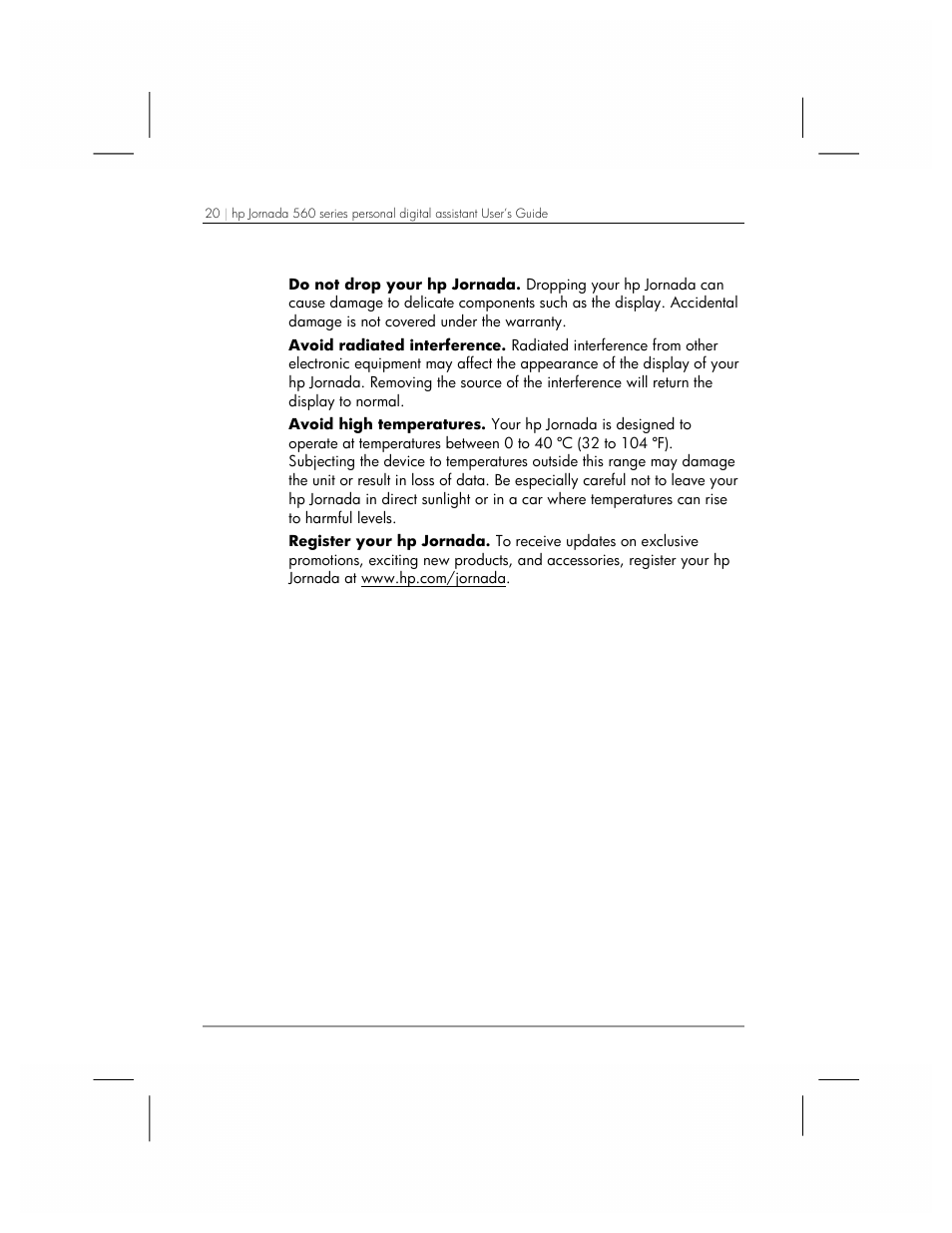 HP 560 Series User Manual | Page 24 / 172