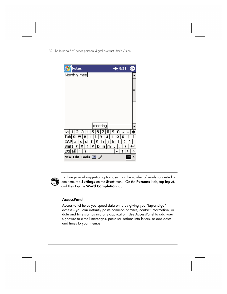 HP 560 Series User Manual | Page 36 / 172