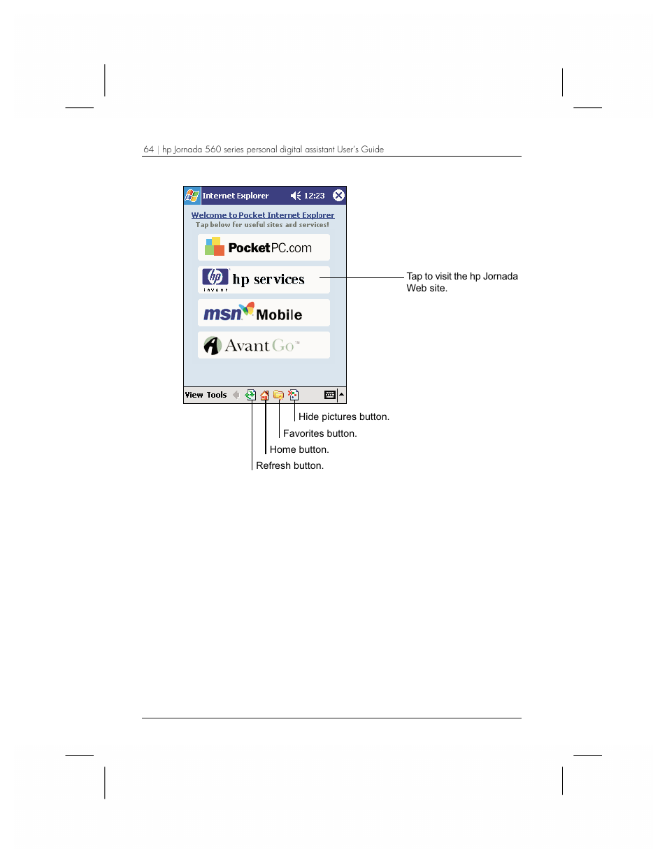 HP 560 Series User Manual | Page 68 / 172