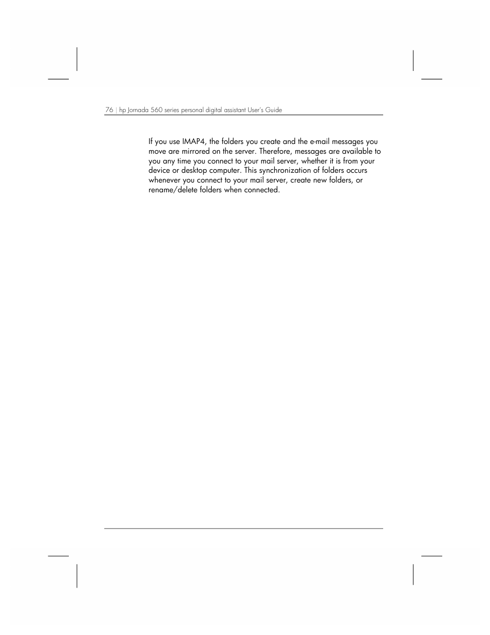 HP 560 Series User Manual | Page 80 / 172
