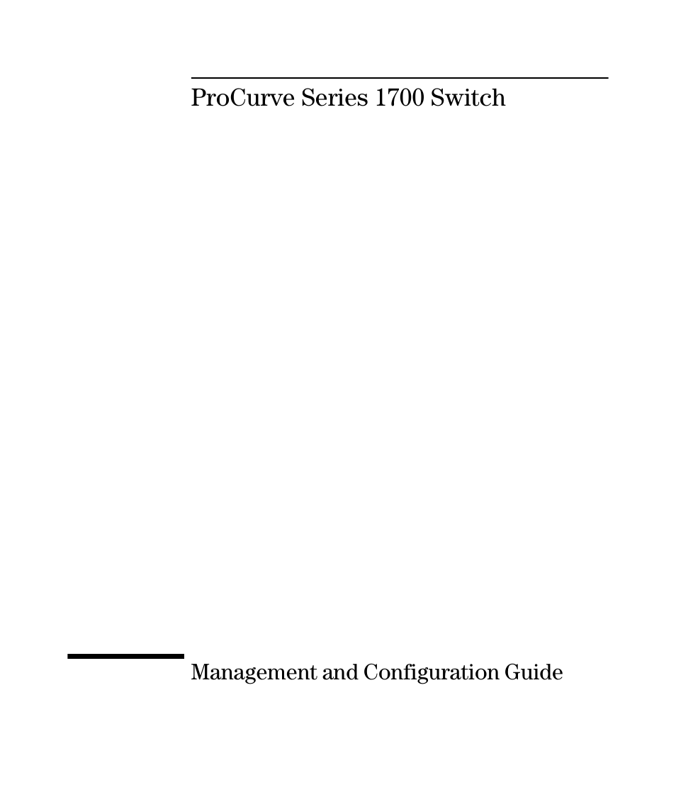 HP 1700-24 User Manual | Page 3 / 56