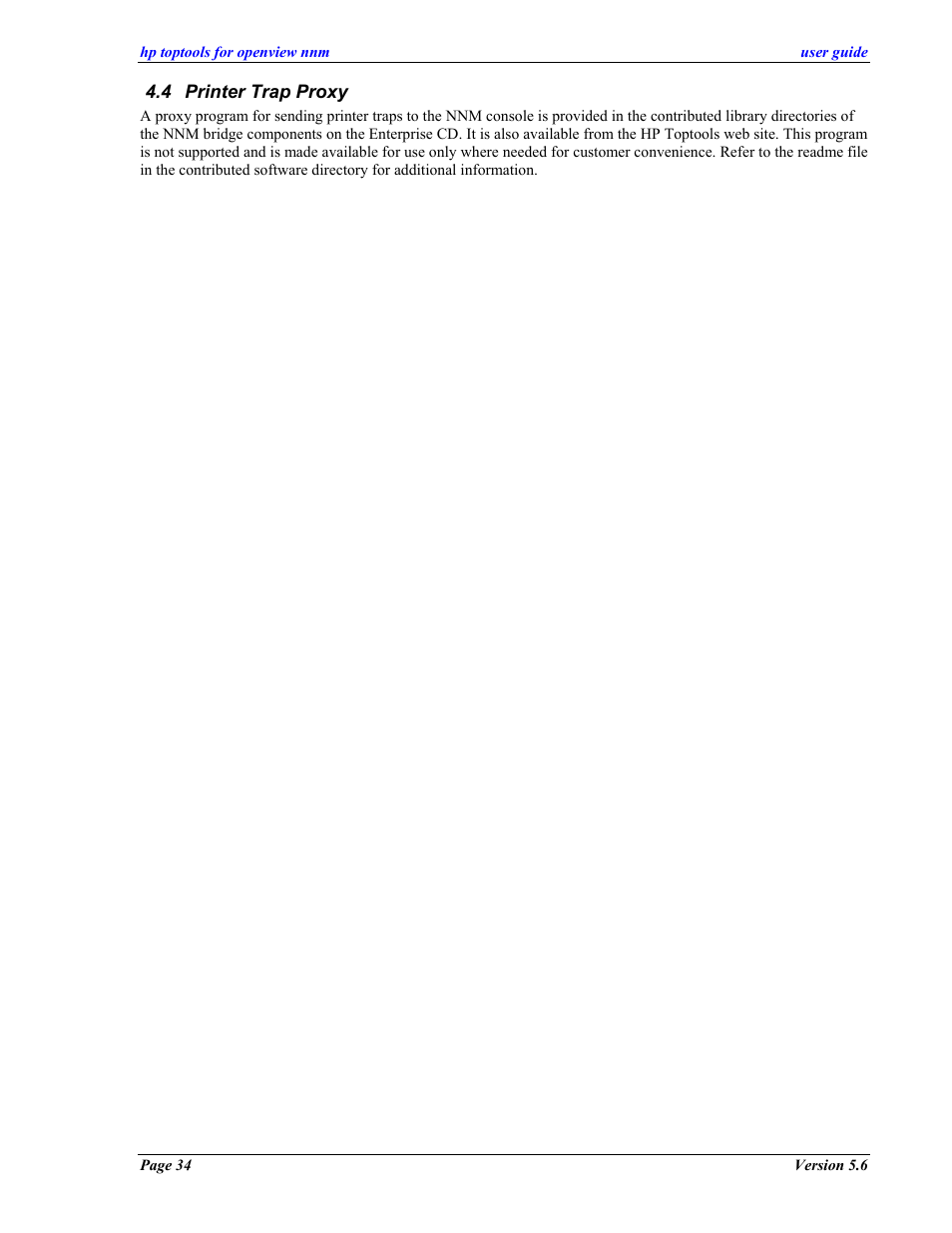 Printer trap proxy, Rinter, Roxy | HP zl User Manual | Page 34 / 86
