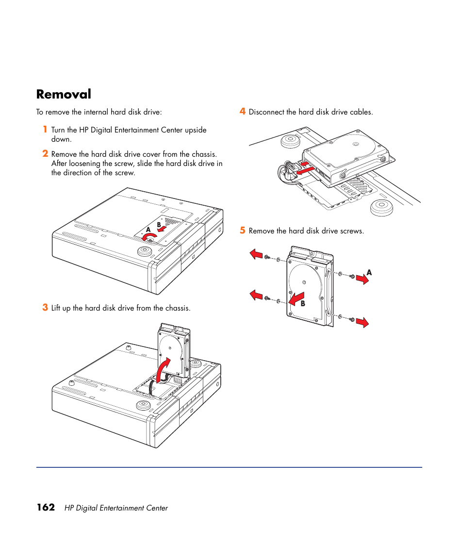 Removal | HP 2000491 User Manual | Page 168 / 180