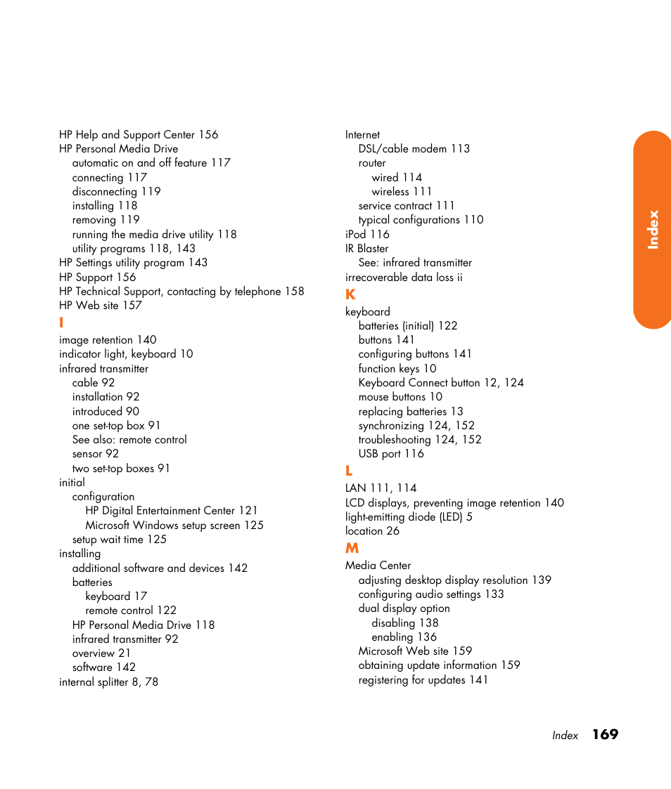 HP 2000491 User Manual | Page 175 / 180
