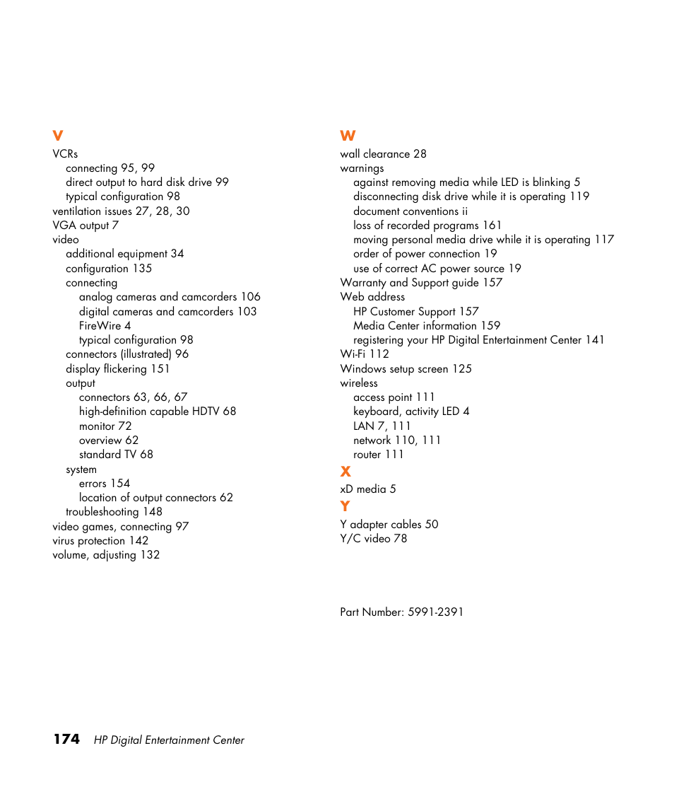 HP 2000491 User Manual | Page 180 / 180