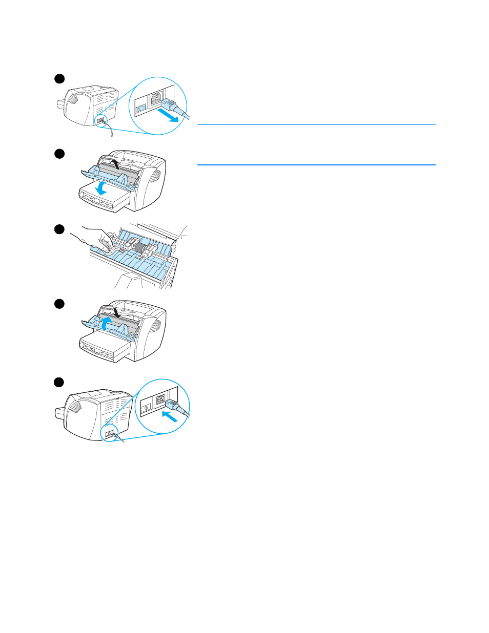 Cleaning the print cartridge area | HP 1005 Series User Manual | Page 51 / 96